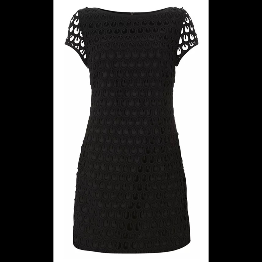 Mint Velvet Black Teardrop Dress